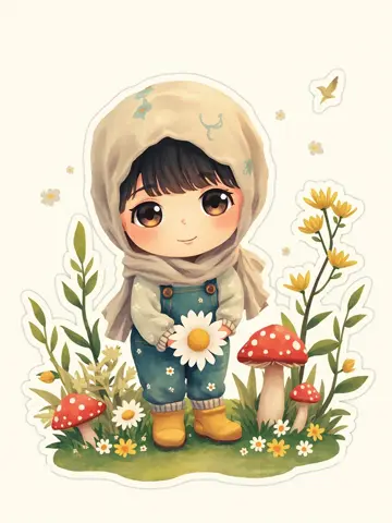 چیبی باغ گل
