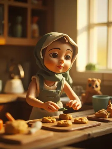 عروسک خمیری دنج