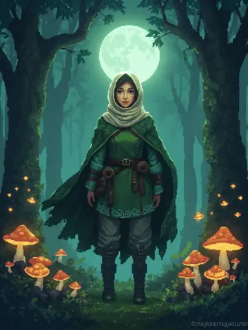 پیکسل جنگل جادویی