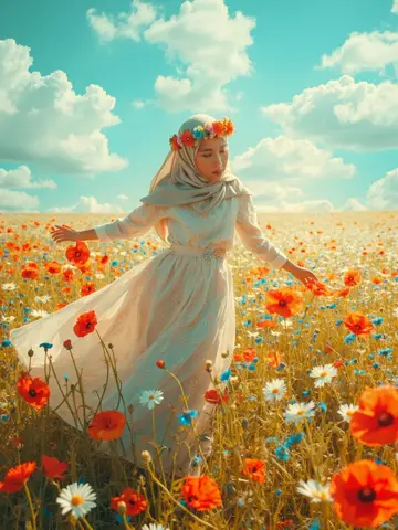 دشت گل‌های وحشی