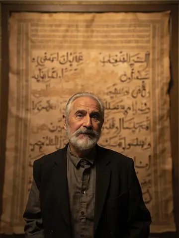 خوشنویسی در پس‌زمینه